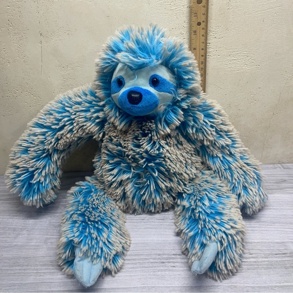 Wild Republic Blue 3 Toe Sloth Stuffed Animal 17” Plush Toy - Picture 6 of 7